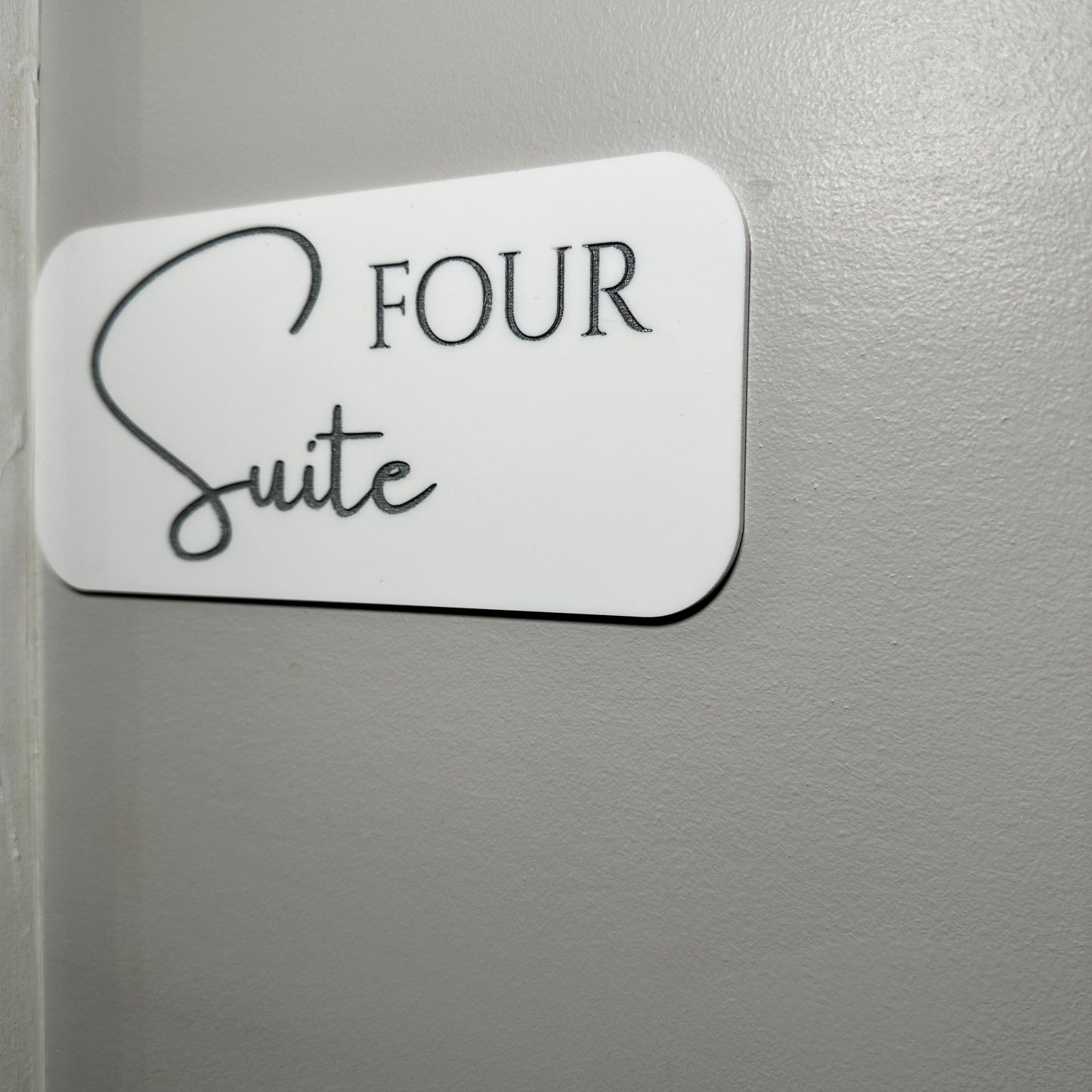 Elegant custom acrylic salon suite sign in Atlanta with engraved business name, perfect for beauty and spa spaces.
Personalized acrylic name plate for Atlanta salon suites, lash studios, nail bars, and beauty professionals.
Stylish 7x3.5 inch acrylic salon door sign handcrafted in Atlanta for hairstylists, estheticians, and spa owners.