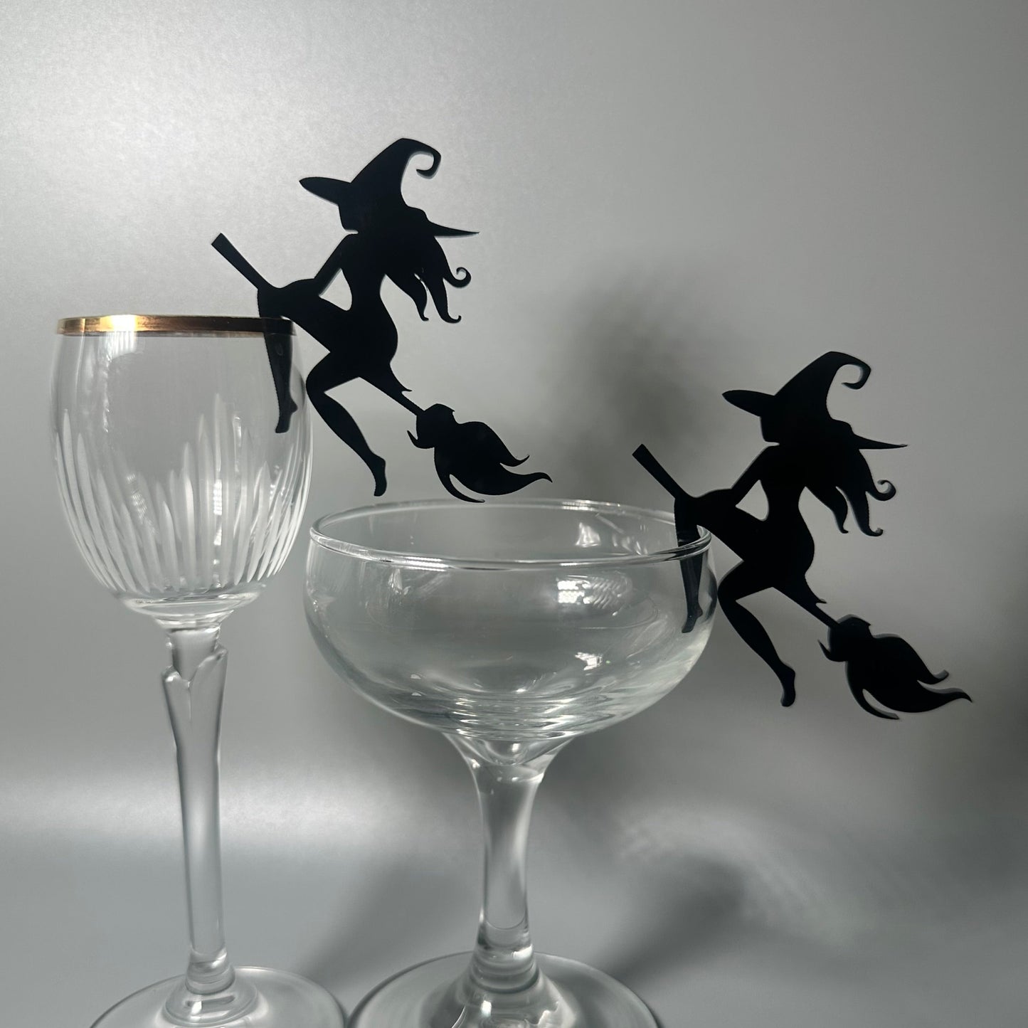 witchy drink charms, tarot party supplies, card reading party, halloween party decor in atlanta, party supplies in dallas, drink charms for girl dinner, lioness engraving, drink tags for parties, party store in atlanta, event planner in atlanta, bartender in atlanta, spooky season party decor