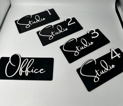 Salon Suite Signs