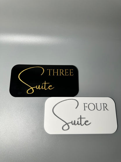 Elegant custom acrylic salon suite sign in Atlanta with engraved business name, perfect for beauty and spa spaces.
Personalized acrylic name plate for Atlanta salon suites, lash studios, nail bars, and beauty professionals.
Stylish 7x3.5 inch acrylic salon door sign handcrafted in Atlanta for hairstylists, estheticians, and spa owners.