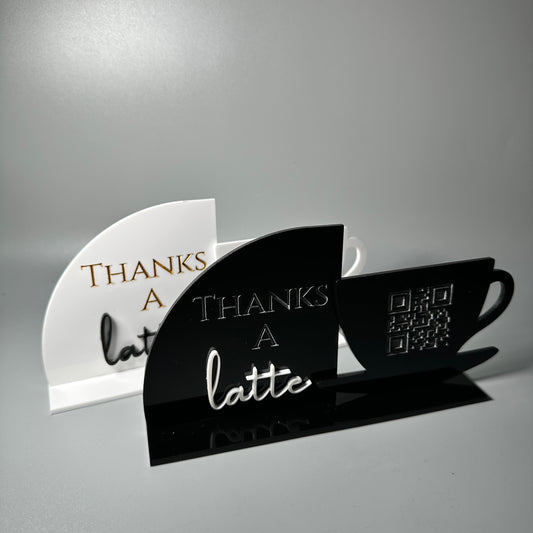 qr code tip ar, virtual tip jar, barista tip jar, tip jar for mobile business, tip jar for coffee cart, coffee cart tip jar, scan to pay sign, barista essentials, mobile barista tip jar, virtual tip jar for coffee cart
