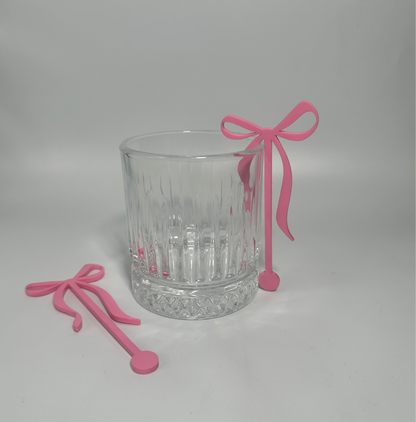 Acrylic bow stirrers, drink stirrers for party, party decor, a tini bit older, party ideas, elegant party decor, bachelorette party decor, classy drink stirrers, how to upgrade a party, instant party upgrades, easy party decor, baby shower decor, anniversary, martini party themed decor, Atlanta party decor, party favors, girl dinner ideas, coquette themed birthday, baby shower decor, red bow drink stirrers, red party decor