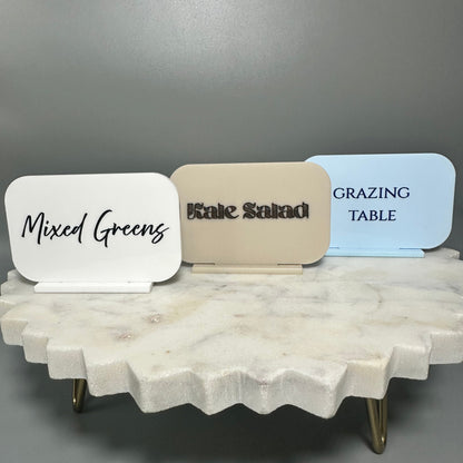 buffet food label,food sign for catering, grazing table sign, grazing table sign, buffet line signs, restaurant supply in atlanta, business vendors in atlanta, chicago restuarant vendors, catering company in atlanta, mobile charcuterie company, acrylic sign in atlanta, mini food labels, acrylic food signs, food signage in atlanta catered brunch sign, baby shower decor, party decor, how to make a nice catering set up, how to set up a buffet table, cute catering decor, elegant party decor