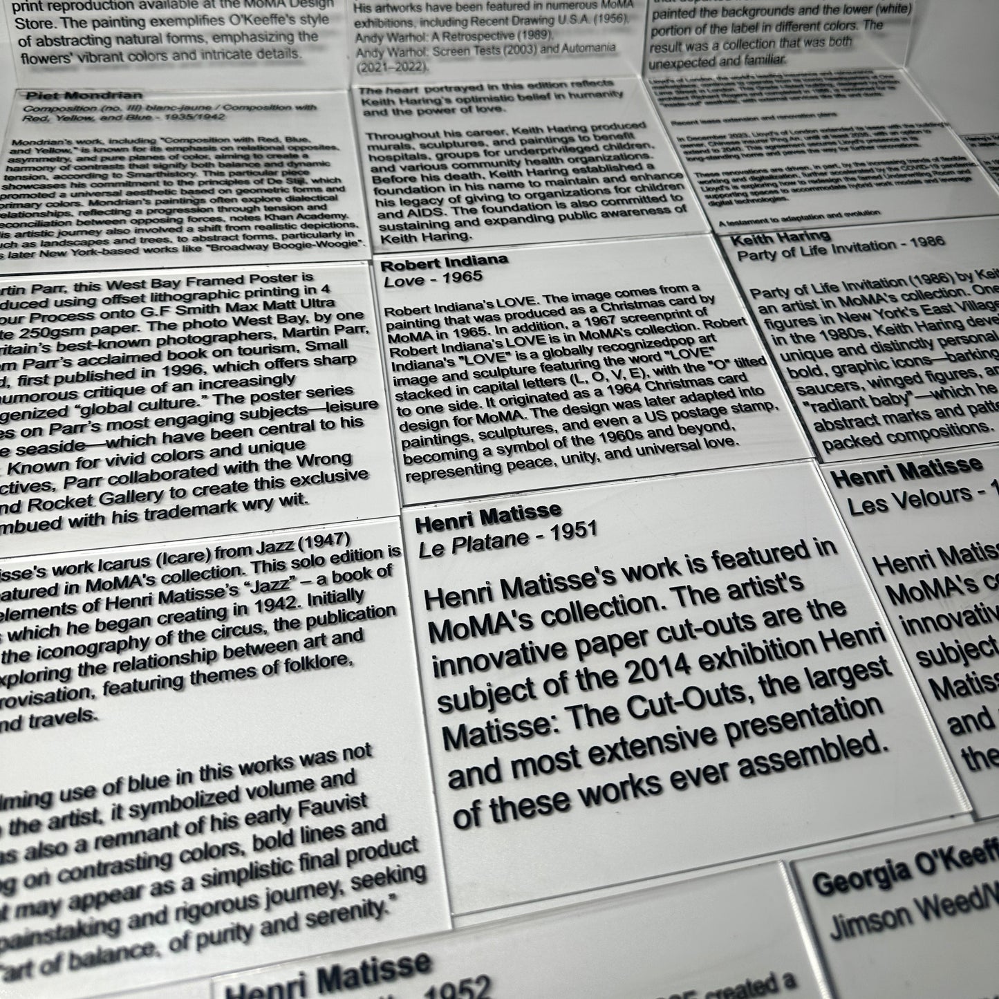 Art Gallery Placards