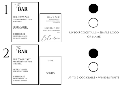Signature bar menu, bar sign, signature drinks, atlanta drink menu maker, atl drink sign, atlanta, atl event design, atl event coordinator, reception drinks, party ideas, party in atlanta, champagne toast in atlanta, champagne tower in atlanta, crafted cocktail menu, themed bar ideas, classy wedding decor, acrylic signage atlanta, sign vendor in atlanta, mobile bartending in atlanta, mobile bartending in alabama, mobile business sign