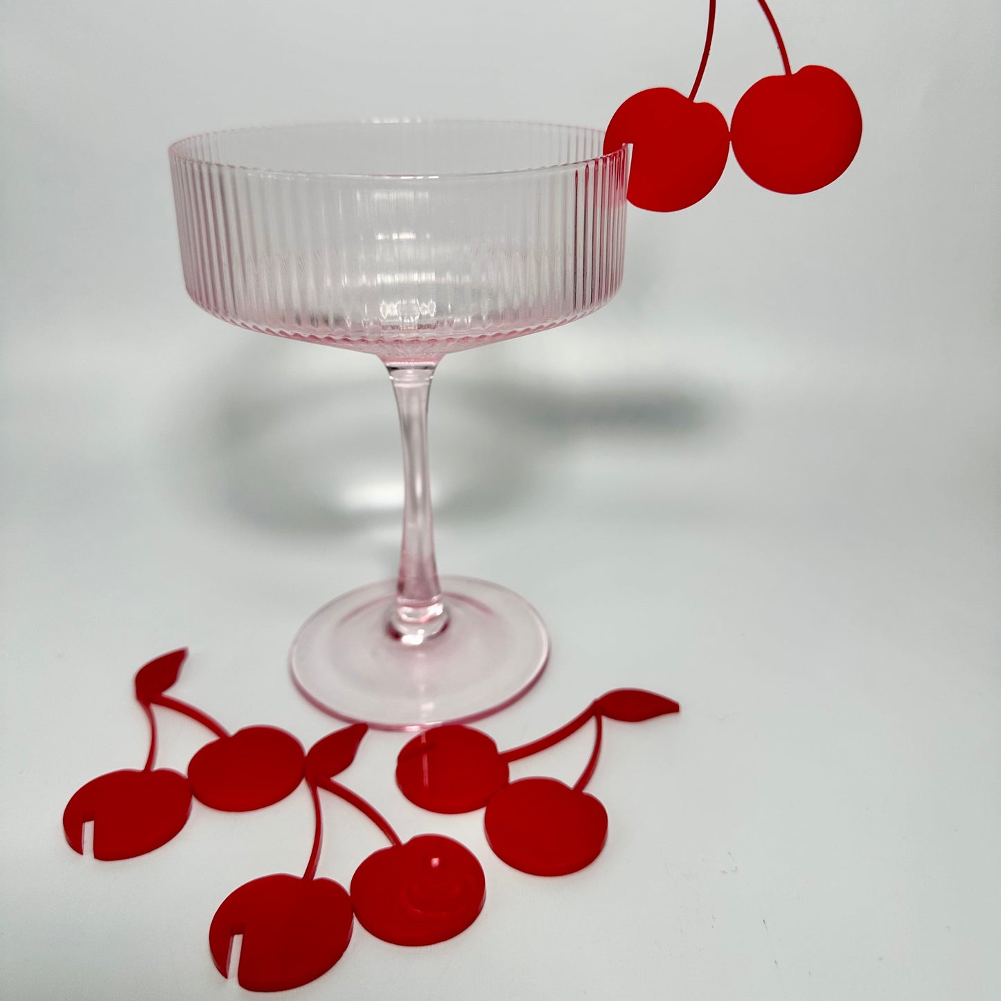 Cherry drink charm, cherry drink tag, acrylic vendor in Atlanta, party vendor in Atlanta, atl event decor, cherry in top, my little cherry on top, red party decor, girl dinner decorations, how to upgrade your party decor, dinner party, Atlanta restaurant vendor, cute party essentials, girly party stuff, cherry drink marker, Atlanta party store, cherry party supplies, she's my cherry on top