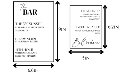 Signature bar menu, bar sign, signature drinks, atlanta drink menu maker, atl drink sign, atlanta, atl event design, atl event coordinator, reception drinks, party ideas, party in atlanta, champagne toast in atlanta, champagne tower in atlanta, crafted cocktail menu, themed bar ideas, classy wedding decor, acrylic signage atlanta, sign vendor in atlanta, mobile bartending in atlanta, mobile bartending in alabama, mobile business sign
