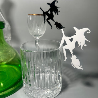witchy drink charms, tarot party supplies, card reading party, halloween party decor in atlanta, party supplies in dallas, drink charms for girl dinner, lioness engraving, drink tags for parties, party store in atlanta, event planner in atlanta, bartender in atlanta, spooky season party decor