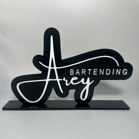 Logo table sign, sign for market, essence fest signage, festival signage, acrylic sign for business, classy desk signage, front desk sign, spa signage, reception desk sign, logo sign, custom business sign, craft market signage, sign for food truck, mobile marketing, marketing business, business solutions, mobile bartending sign, payment sign, personalized sign, sign designs, elevating your brand, simple brand marketing hacks, marketing my mobile business better, marketing business, creative sign 