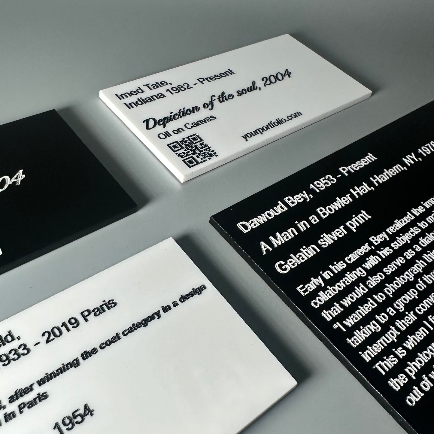 art gallery sign, art collector gift, artist info placard, museum sign, custom gallery sign, artist info card, plaque for art gallery, museum art plaque, art description plaque, exhibit labels, exhibit art labels, museum card, custom art plaque, personalized art card, art enthusiast gift, home art gallery, plaques for galleries, art description signage, art description signs for collector, art collector gifts, placards for artist, artist commission packages, engraved art labels